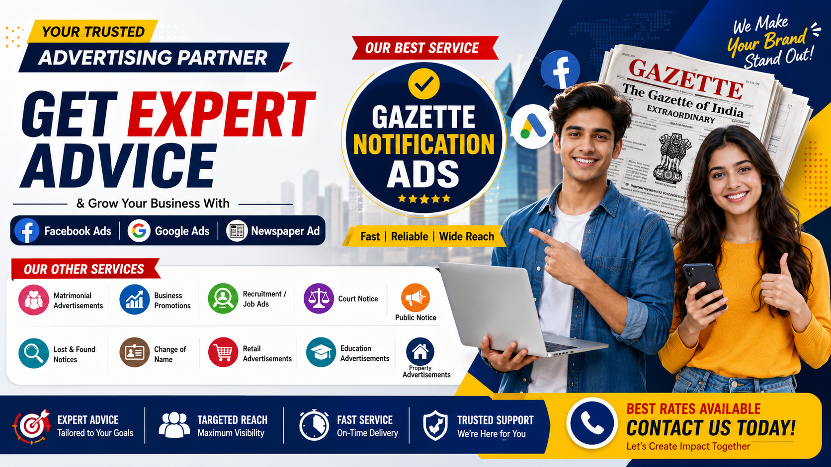 recruitment ad in newspaper